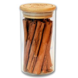 Cinnamon Stick Glass Bottle
